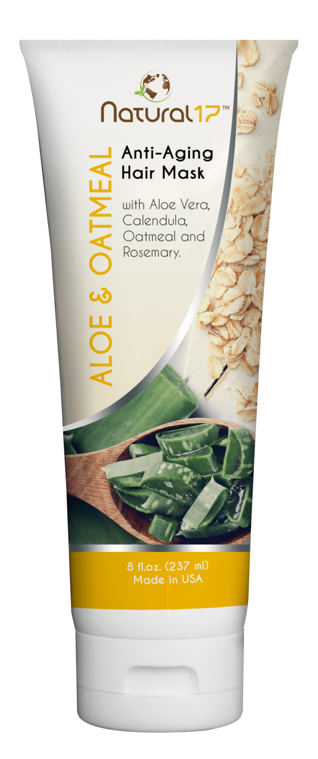 oatmeal & alo vera anti-aging hair mask